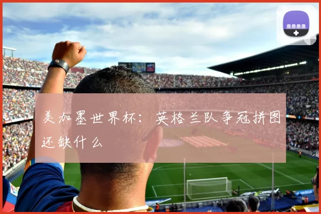 美加墨世界杯：英格兰队争冠拼图还缺什么